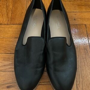 Michael Shannon Women’s Size 11 Black Leather Loafer Flats